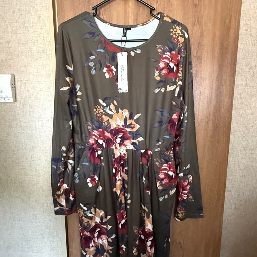 Floral print dress
